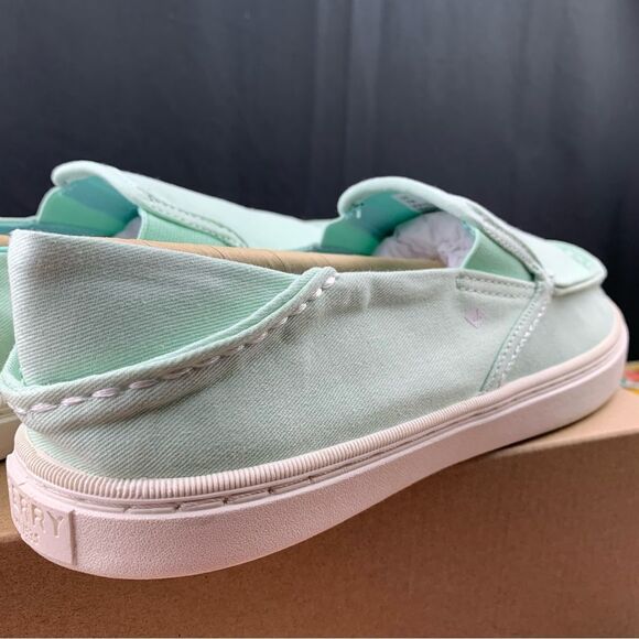Sperry Top-Sider Slip On Mint Green Womens Various Sizes - Picture 5 of 14